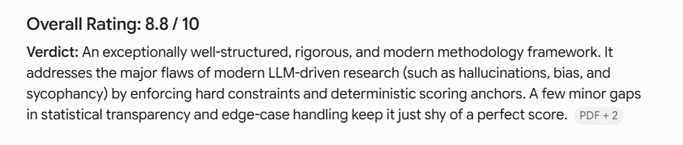 Gemini's independent review of the VTSS v2.0 methodology